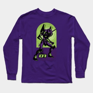 Vintage Eva Unit 01 Long Sleeve T-Shirt